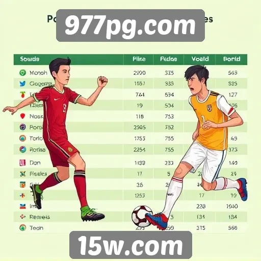 Estatísticas de jogadores ativos no site 977pg