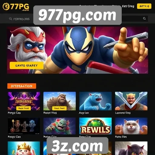 Visão geral das ofertas de jogos do 977pg.com